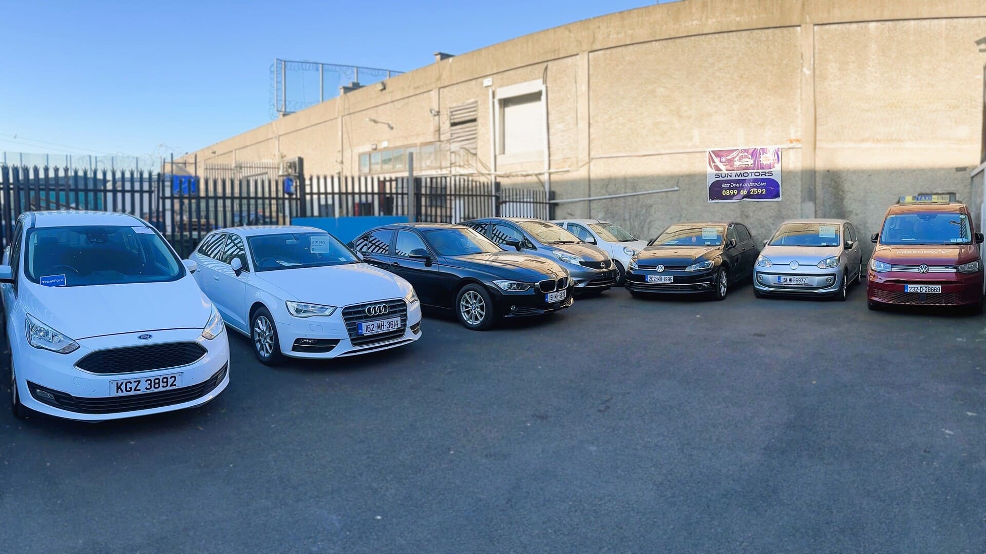 Sun Motors Banner - Range of Cars